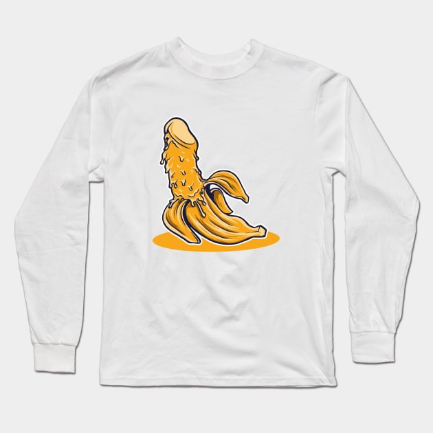 Banana Long Sleeve T-Shirt by tdK